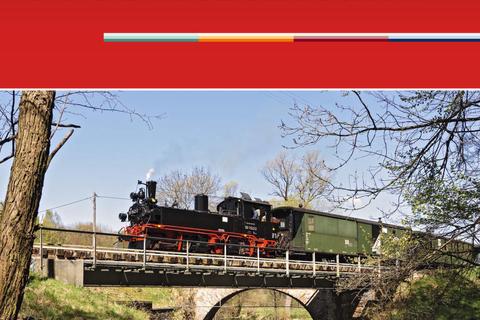 Kalendertitelseite „Unterwegs mit der Preßnitztalbahn“ 2018