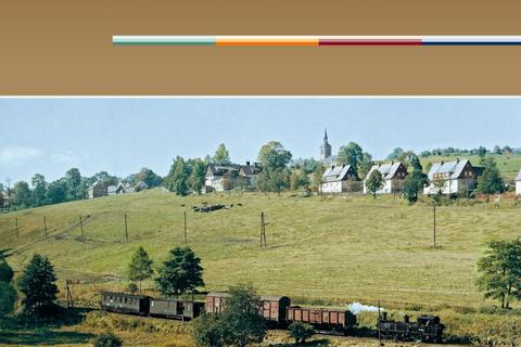 Kalendertitelseite „Unterwegs mit der Preßnitztalbahn“ 2020