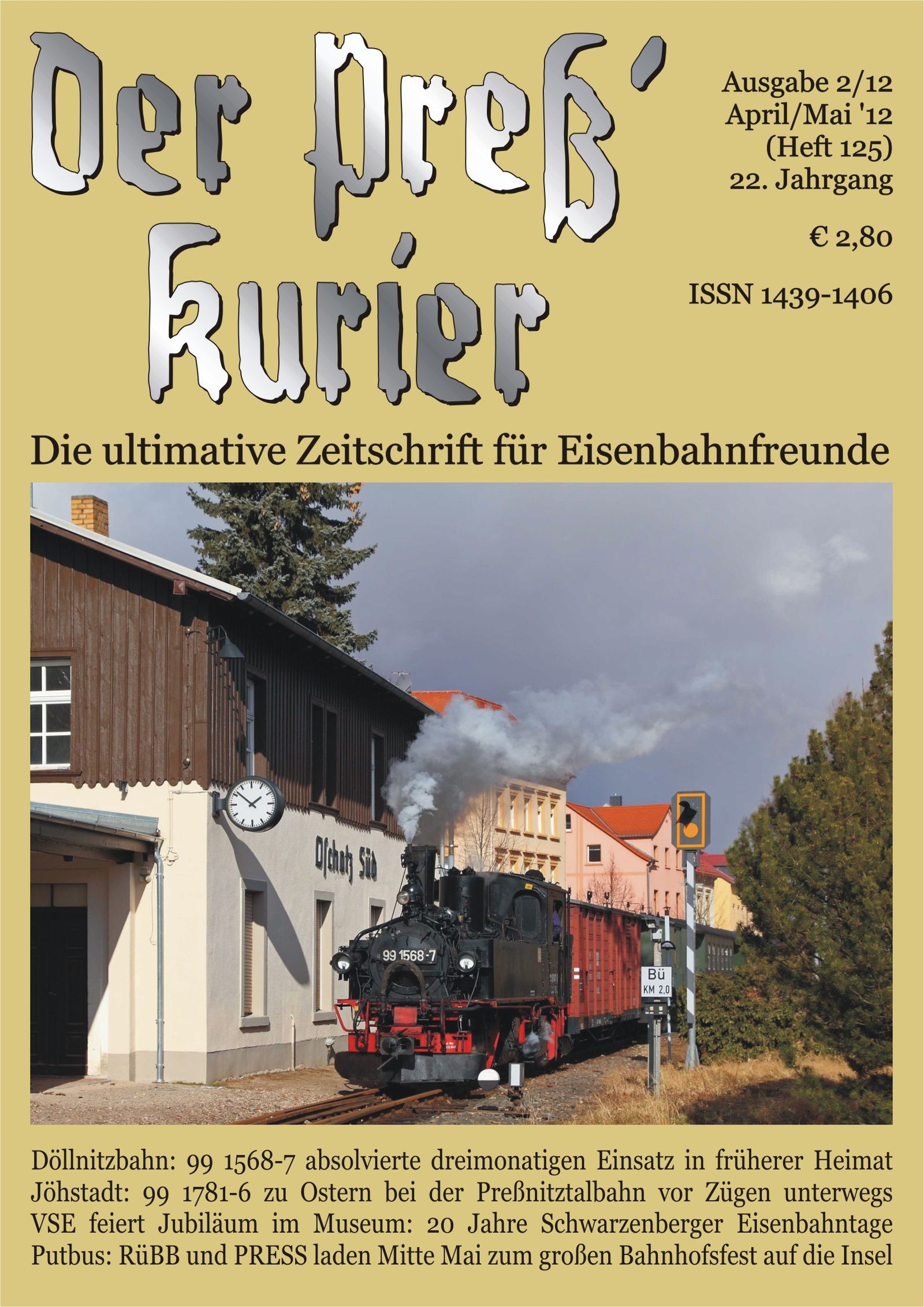 Preß Kurier Ausgabe April Mai Preßnitztalbahn