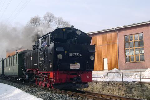 99 1715-4 ist die dritte Lok im Einsatz über die Osterfeiertage.