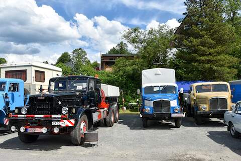 Auch beim 14. Jöhstädter Oldtimerfest waren wieder viele Transport-PS zu besichtigen.