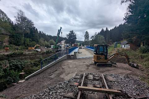 Hier kann nun bald die Gleislücke wieder geschlossen werden.